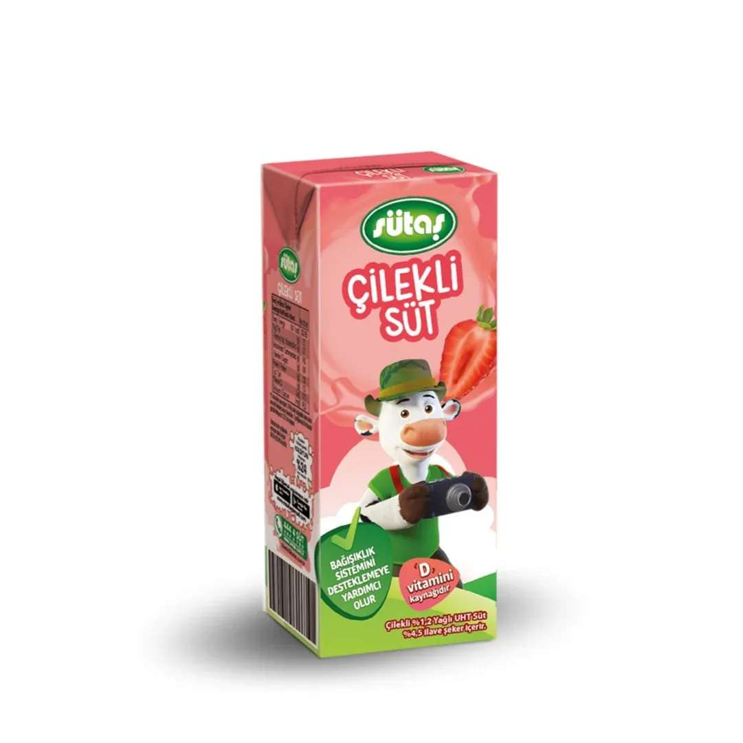 Çilekli süt