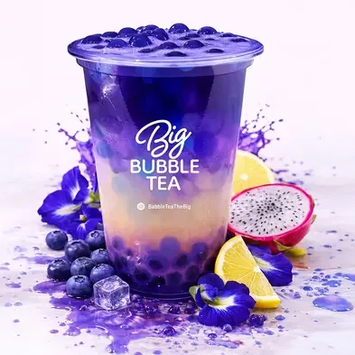 Yaban Mersinli bubble tea 